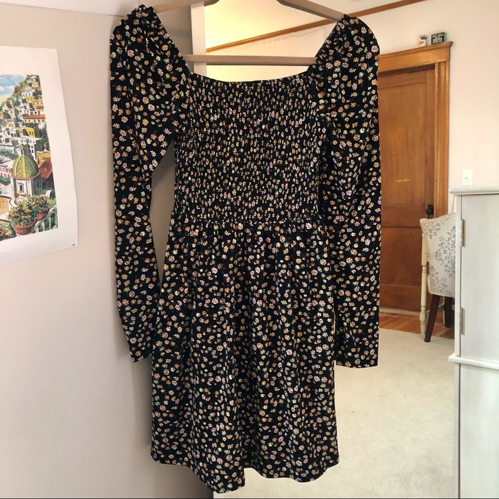 ASOS Floral Long Sleeve Dress